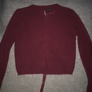 Burgundy Sweater